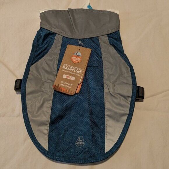 Other - Arcadia Trail Reflective Raincoat Teal size Small NWT